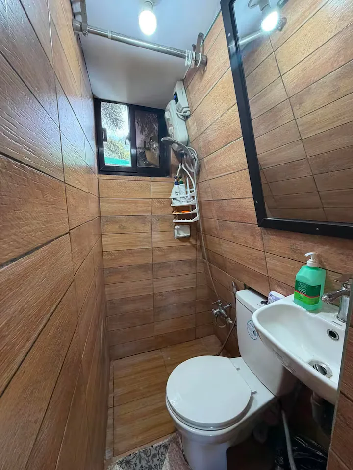 Upper A-Frame bathroom